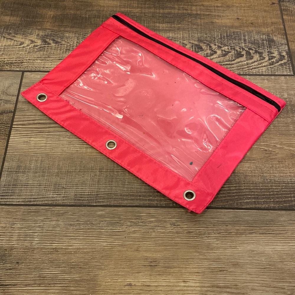 Hot Pink Pencil Case- STAPLES
